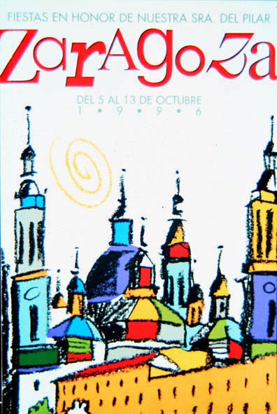 Fiesta patronales en honor de Nuestra Señora del Pilar 1996 Zaragoza